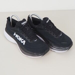 Hoka One One Bondi 8 Women's Running Shoe Harbor Black/White Size 7B